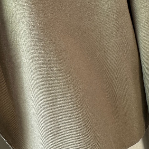 ZARA Cropped Lapel Blazer Taupe Brown Tailored Blazer Open Front Womens Academia - Picture 6 of 16